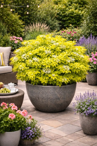 Шуазія Ліч контейнерне озеленення патіо